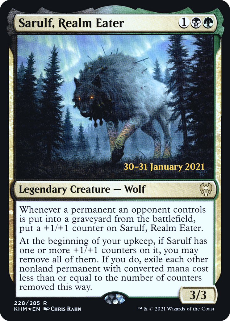 Sarulf, Realm Eater (PRE-228S) (Foil)