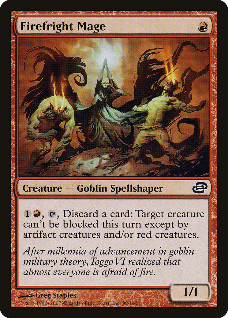 Firefright Mage (PLC-099) (Foil)