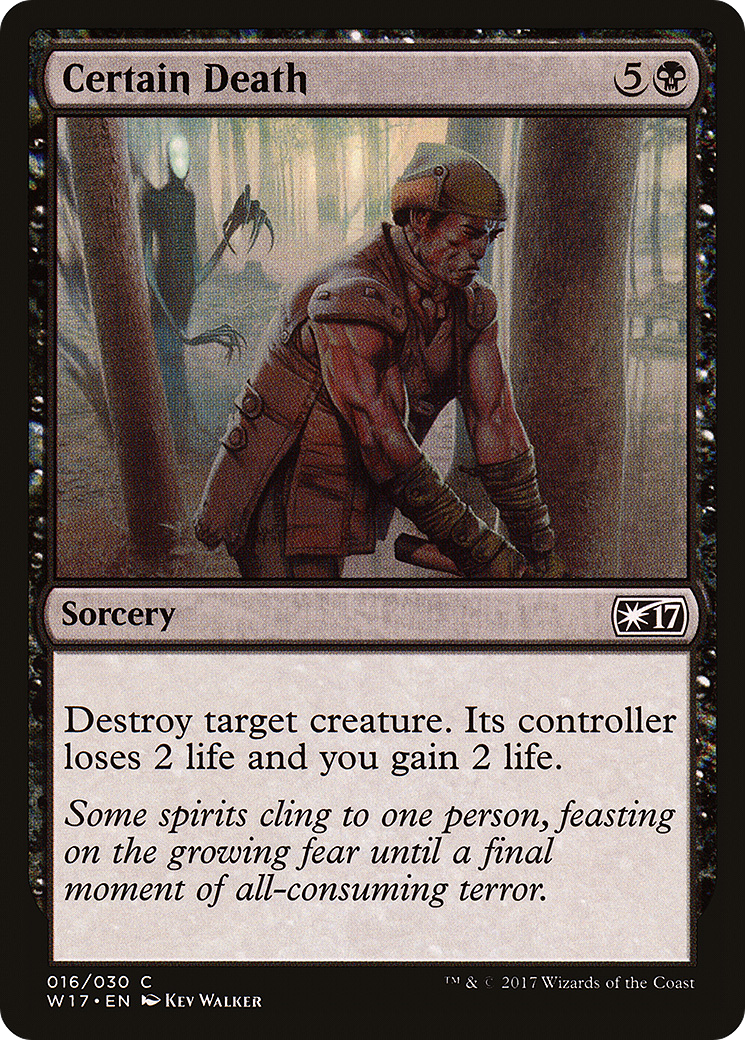 Certain Death (W17-016)