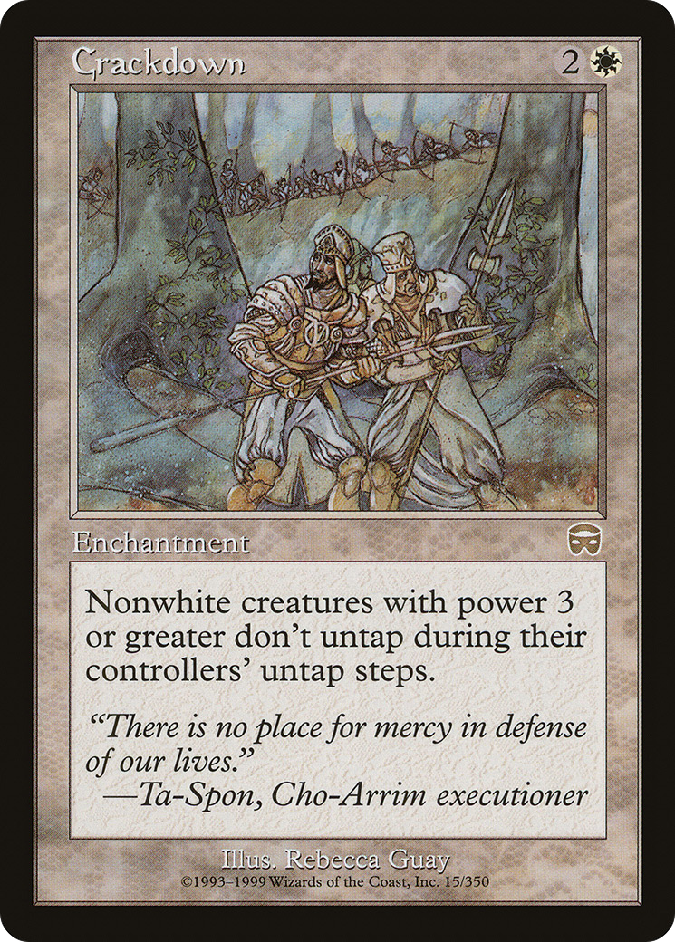 Crackdown (MMQ-015) (Foil)