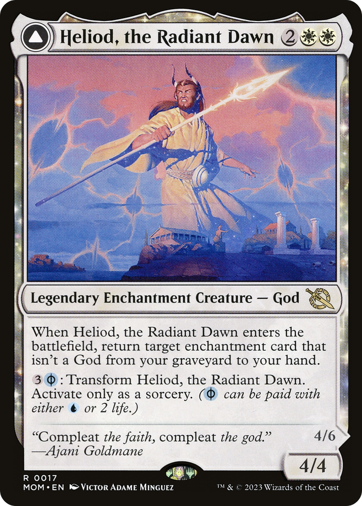 Heliod, the Radiant Dawn // Heliod, the Warped Eclipse (MOM-017) (Foil)