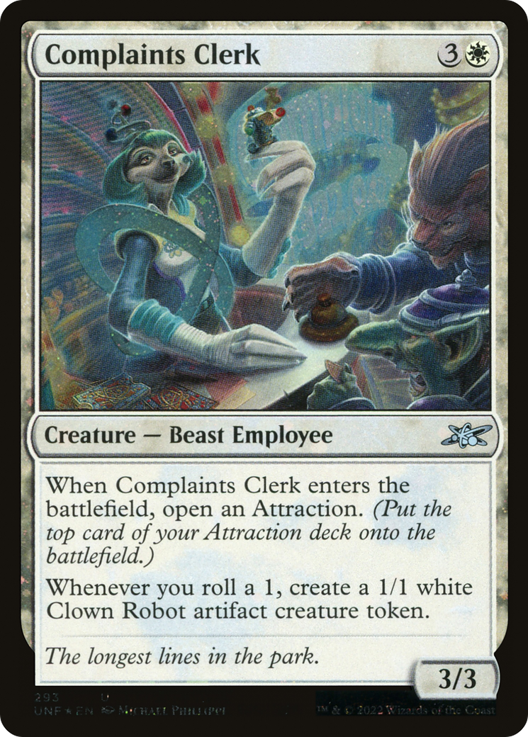 Complaints Clerk (UNF-293) (Galaxy Foil)