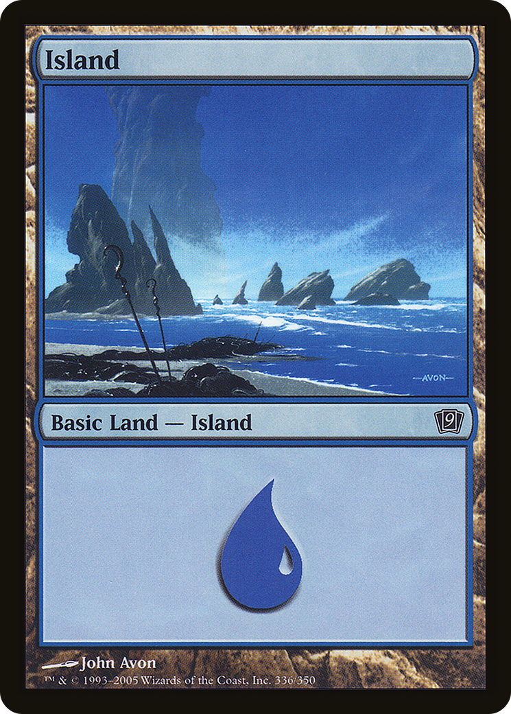 Island (336) (9ED-336★) (Foil)