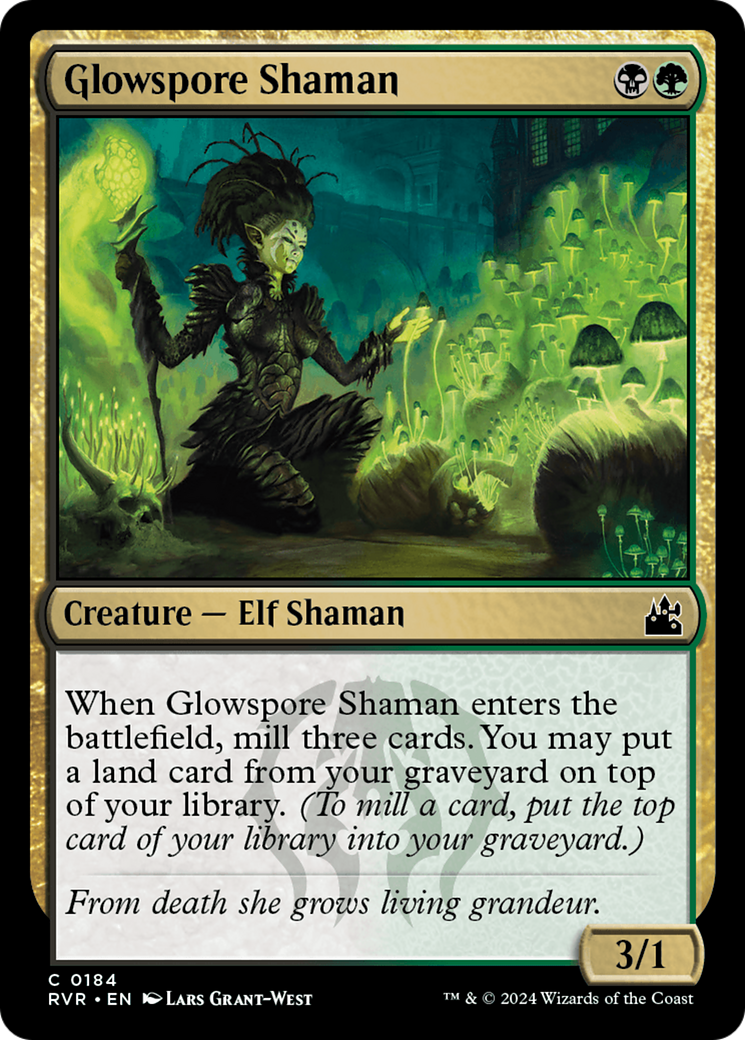 Glowspore Shaman (RVR-184) (Foil)