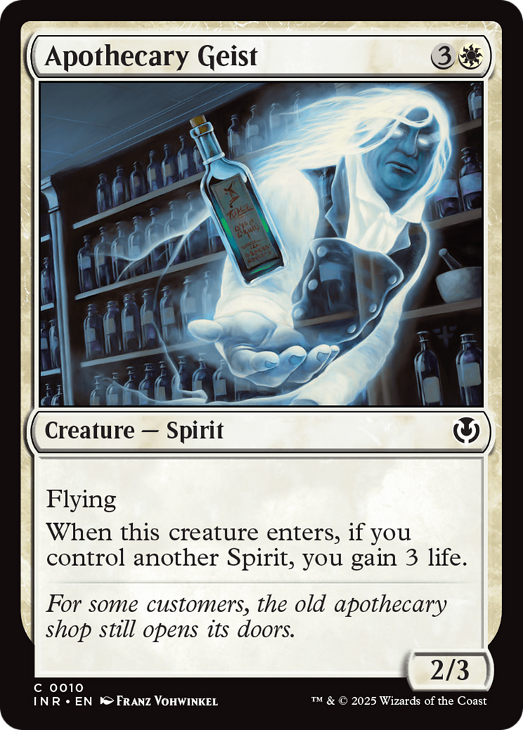 Apothecary Geist (INR-010)