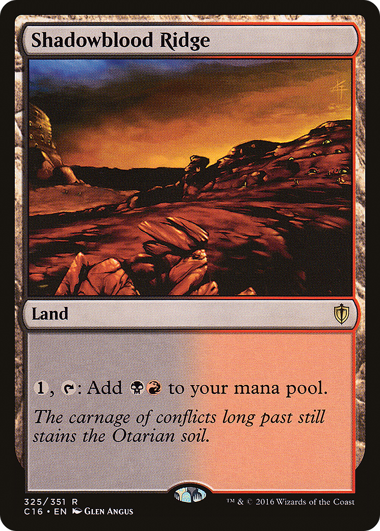 Shadowblood Ridge (C16-325)