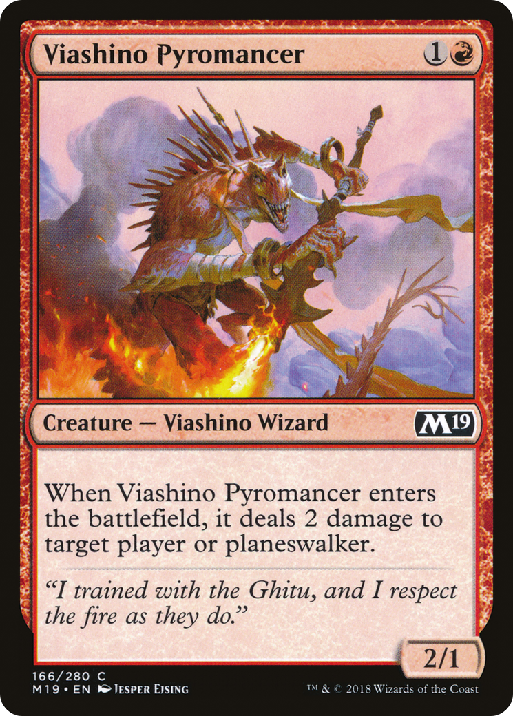 Viashino Pyromancer (M19-166) (Foil)