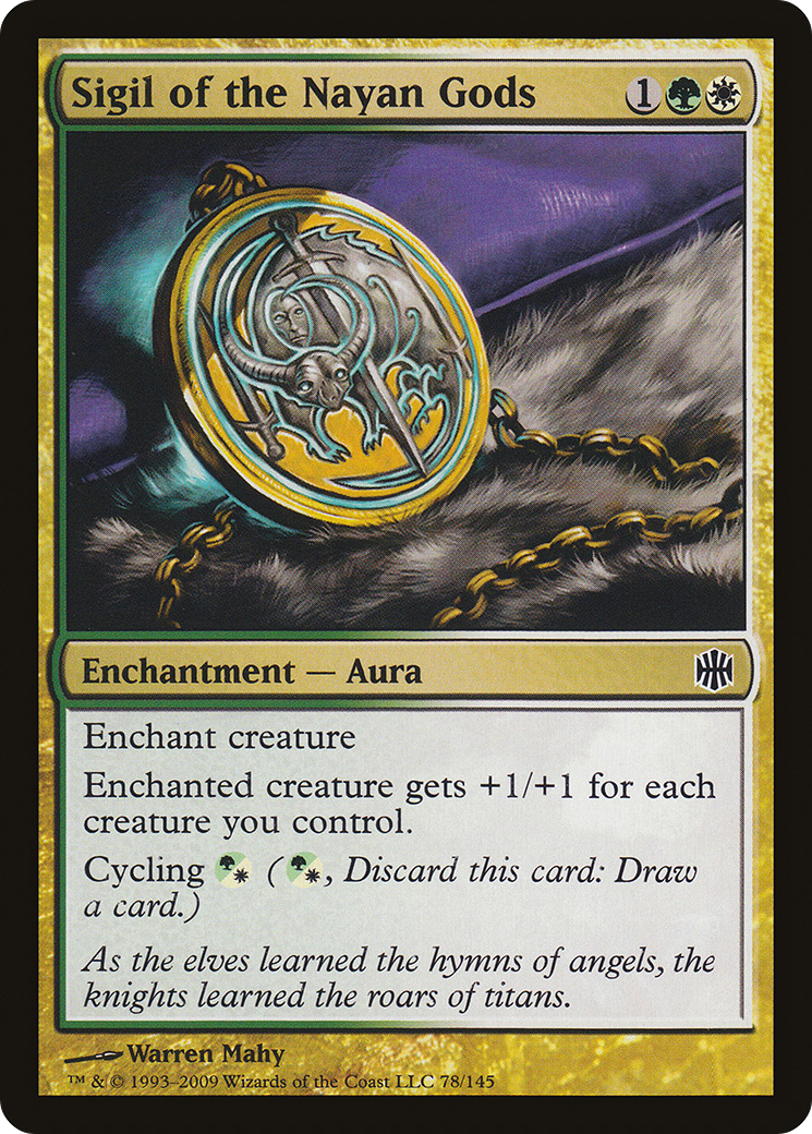 Sigil of the Nayan Gods (ARB-078) (Foil)