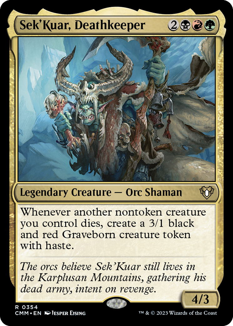 Sek'Kuar, Deathkeeper (CMM-354) (Foil)