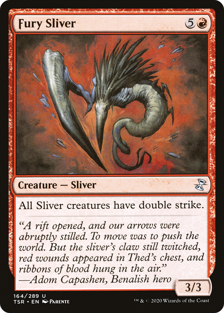 Fury Sliver (TSR-164) (Foil)