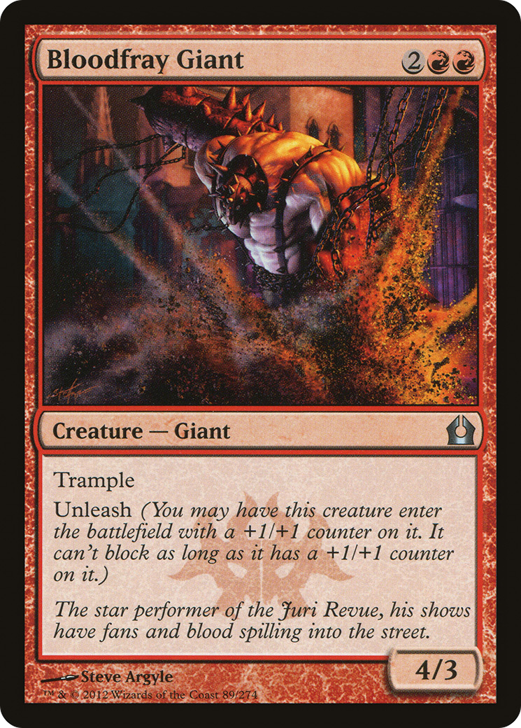 Bloodfray Giant (RTR-089) (Foil)