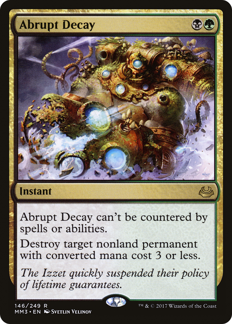 Abrupt Decay (MM3-146)