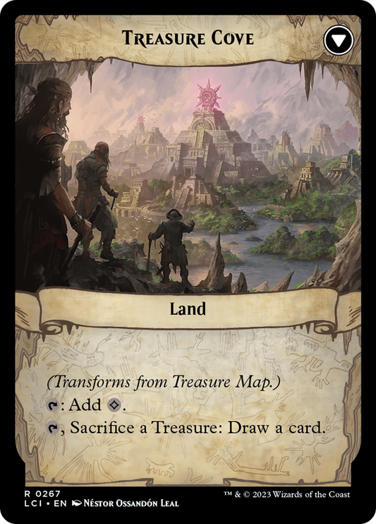 Treasure Map // Treasure Cove (LCI-267) (Foil)