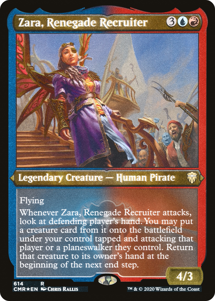 Zara, Renegade Recruiter (CMR-614) (Etched Foil)