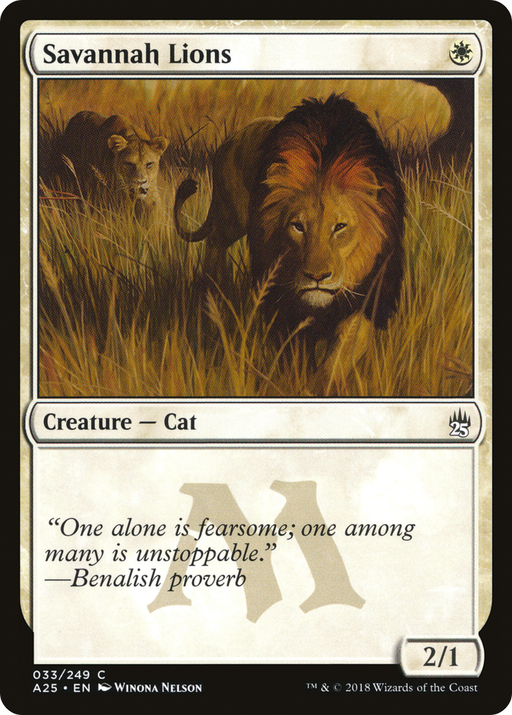 Savannah Lions (A25-033) (Foil)