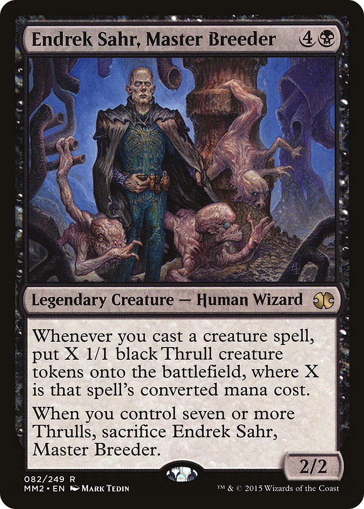 Endrek Sahr, Master Breeder (MM2-082) (Foil)