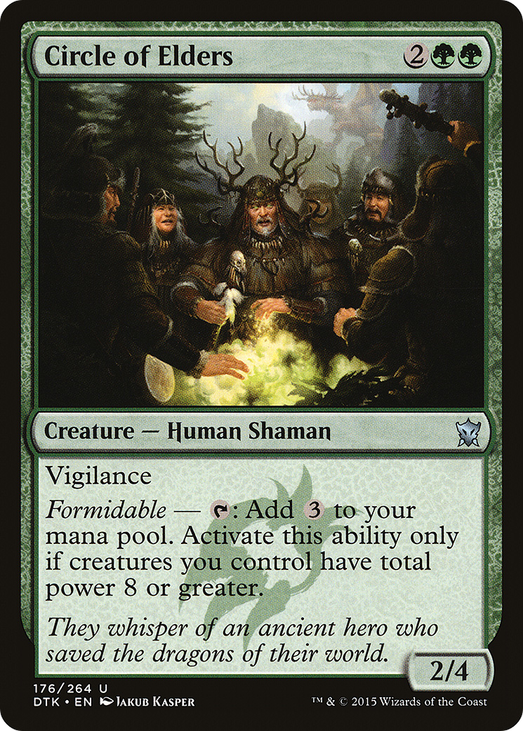Circle of Elders (DTK-176) (Foil)