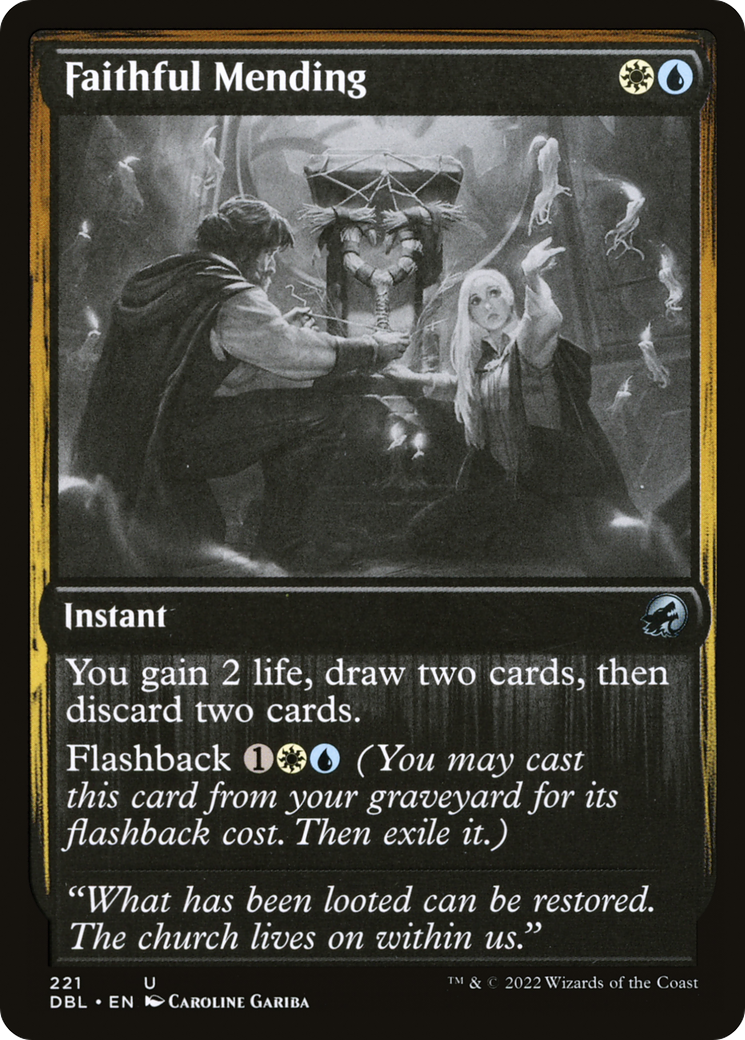Faithful Mending (DBL-221) (Foil)