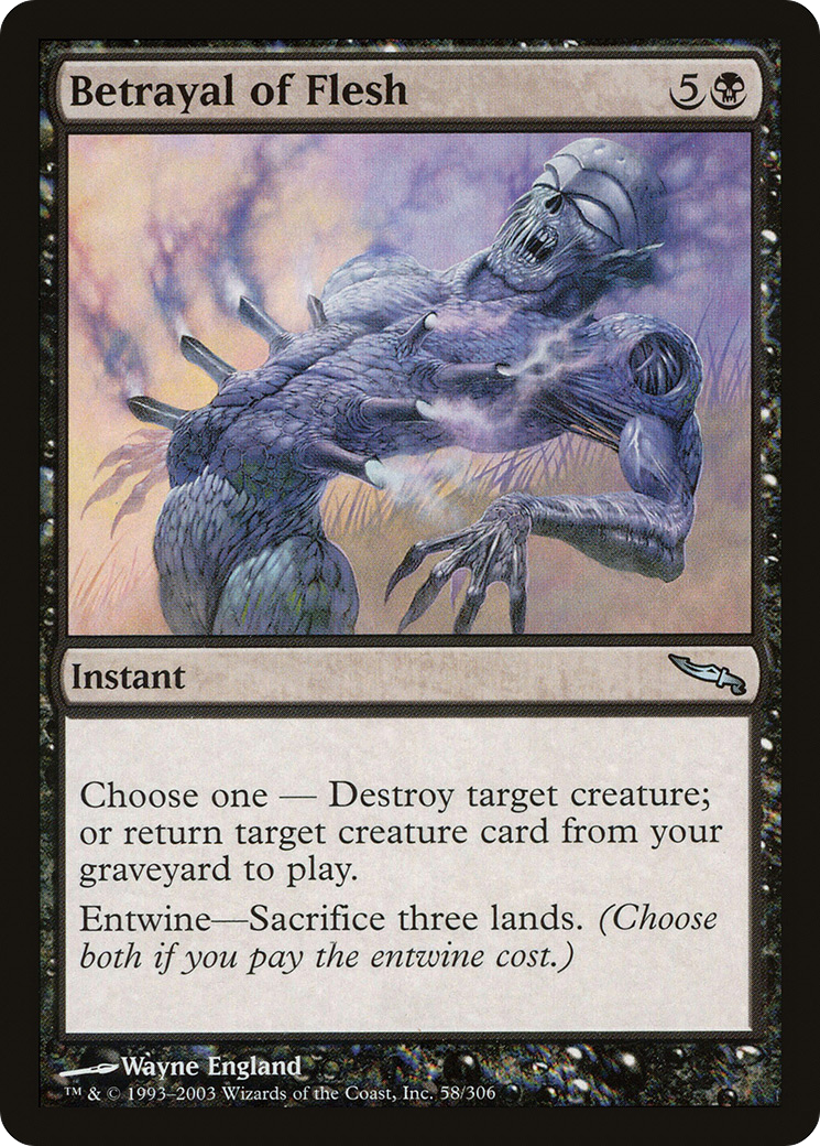 Betrayal of Flesh (MRD-058) (Foil)