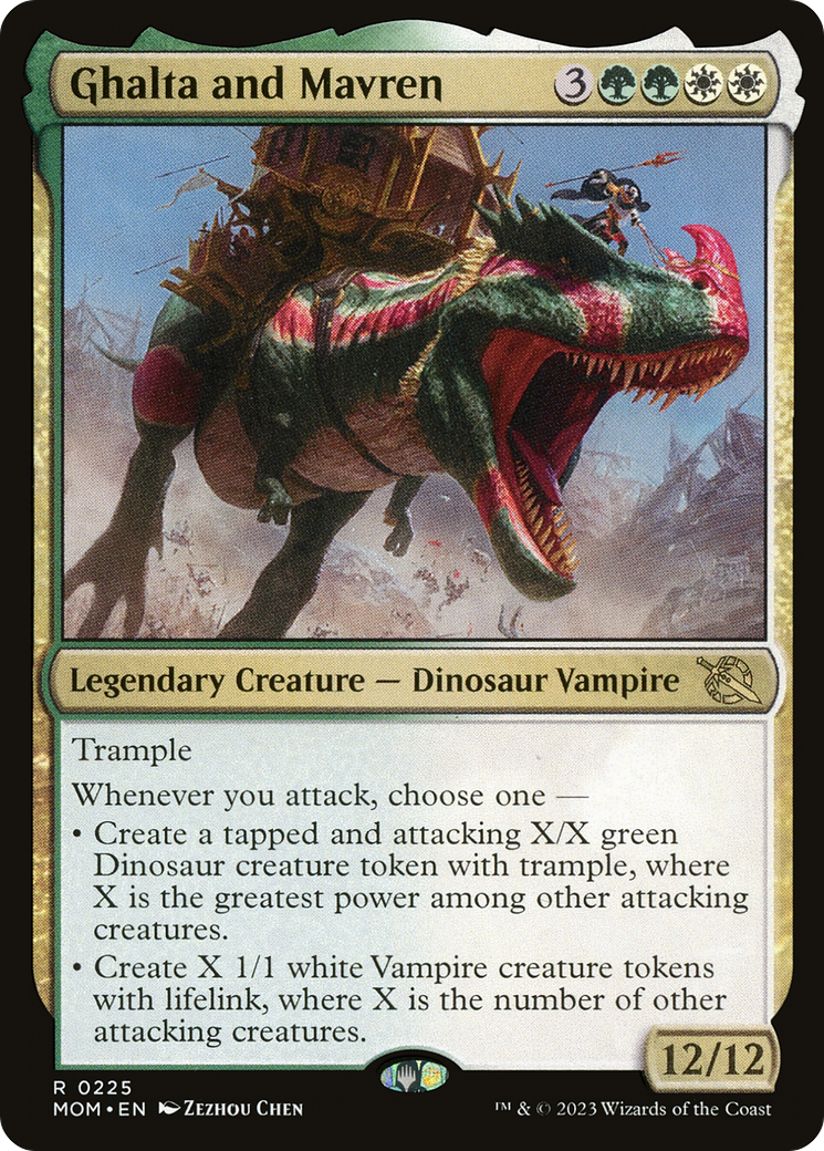 Ghalta and Mavren (MOM-225) (Foil)
