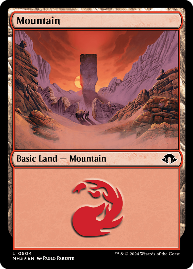 Mountain (MH3-504) (Ripple) (Foil)