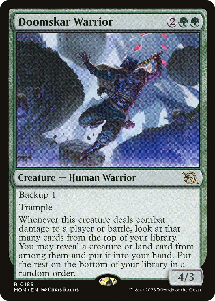 Doomskar Warrior (MOM-185) (Foil)