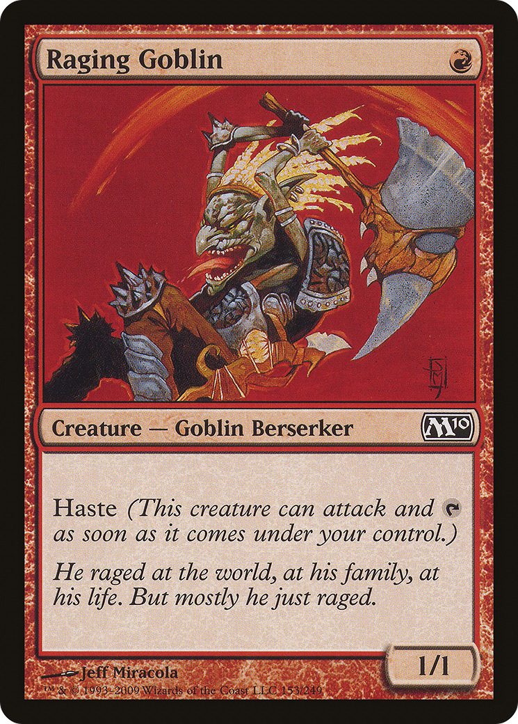 Raging Goblin (M10-153) (Foil)