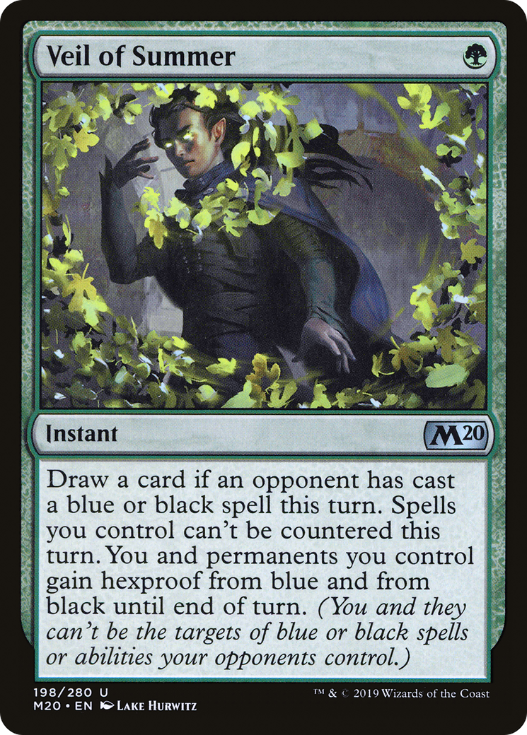Veil of Summer (M20-198) (Foil)
