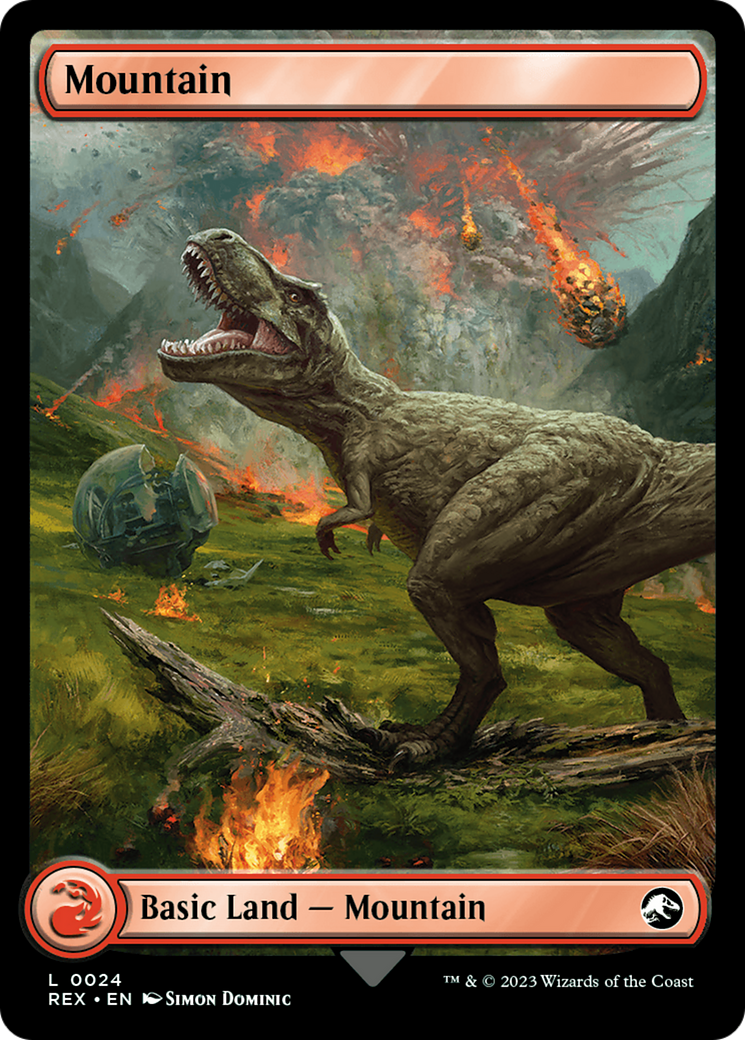 Mountain // Mountain (REX-024) (Foil)