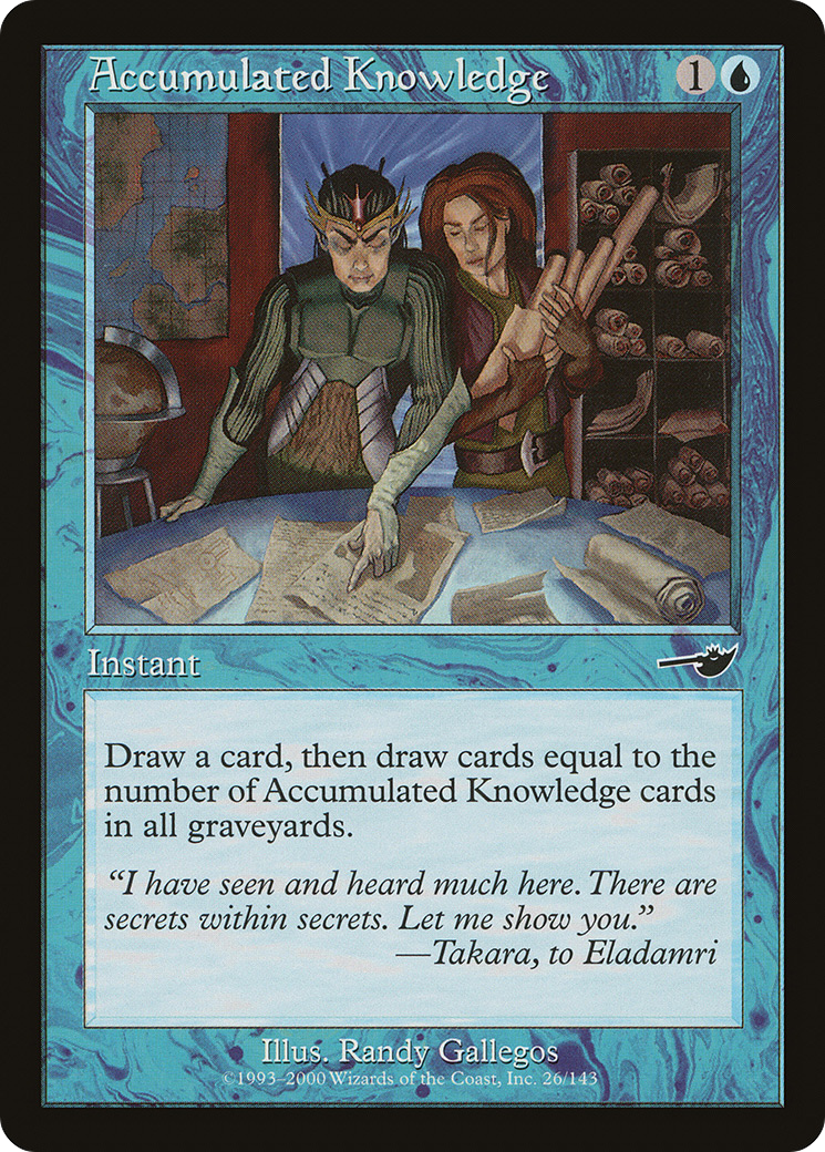 Accumulated Knowledge (NMS-026) (Foil)