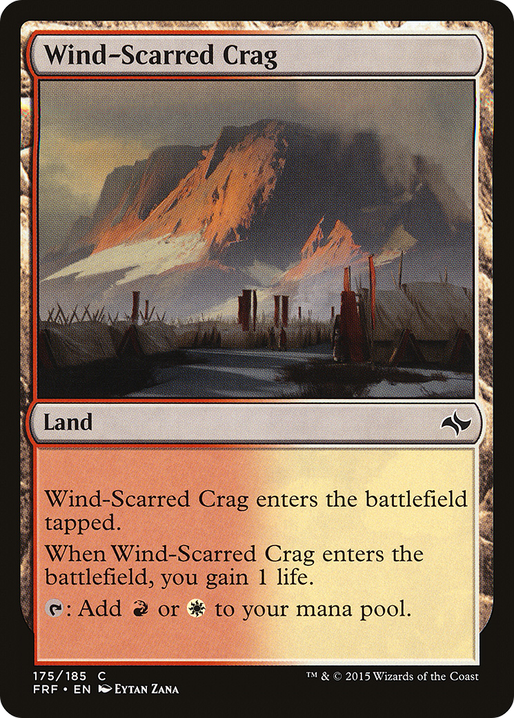 Wind-Scarred Crag (FRF-175) (Foil)