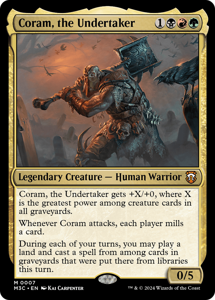 Coram, the Undertaker (M3C-007) (Foil)