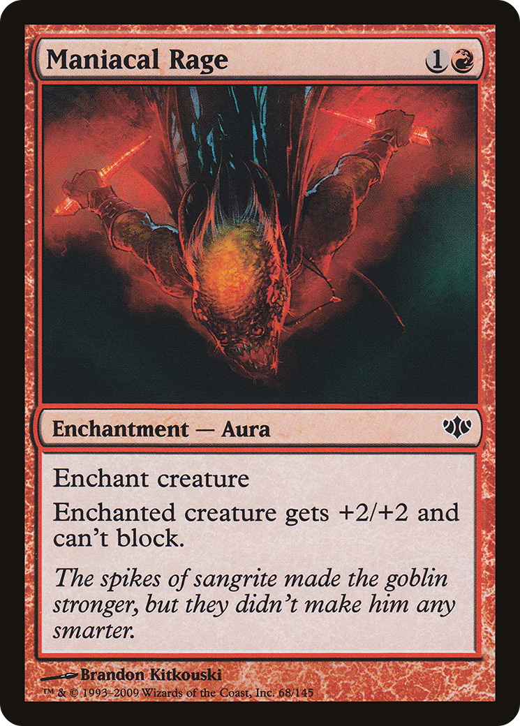 Maniacal Rage (CON-068) (Foil)