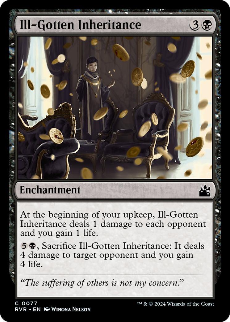 Ill-Gotten Inheritance (RVR-077) (Foil)