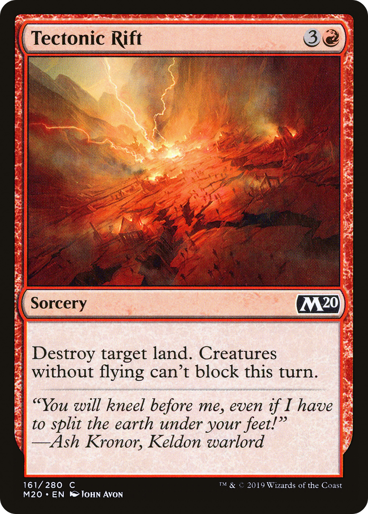 Tectonic Rift (M20-161) (Foil)