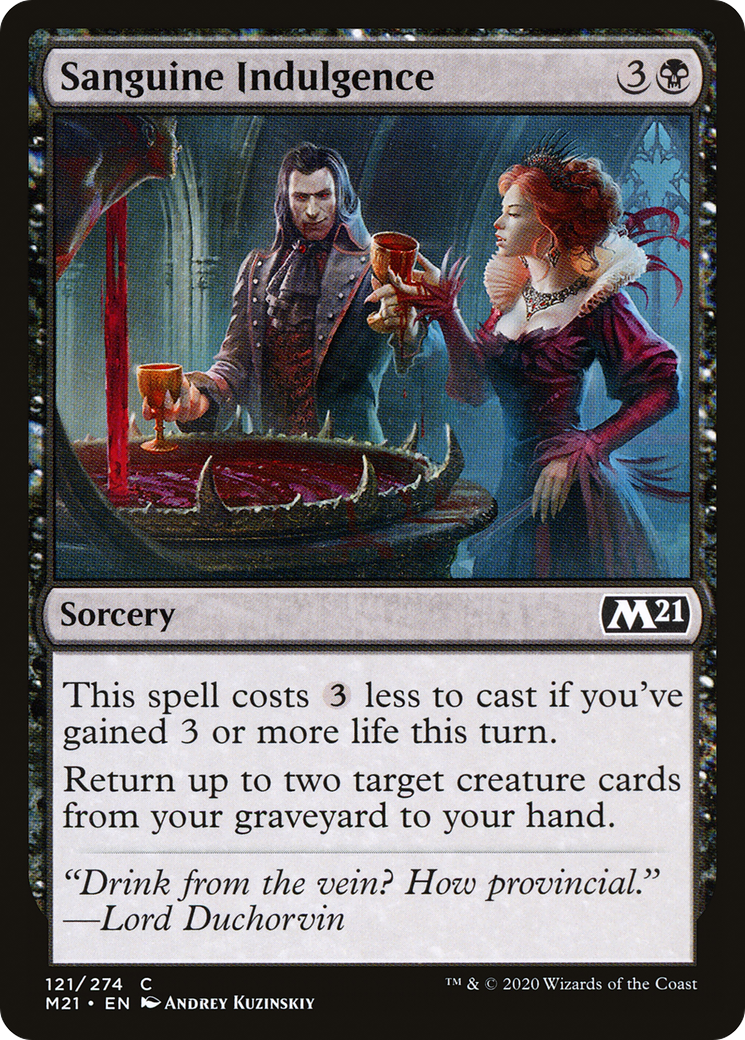 Sanguine Indulgence (M21-121)