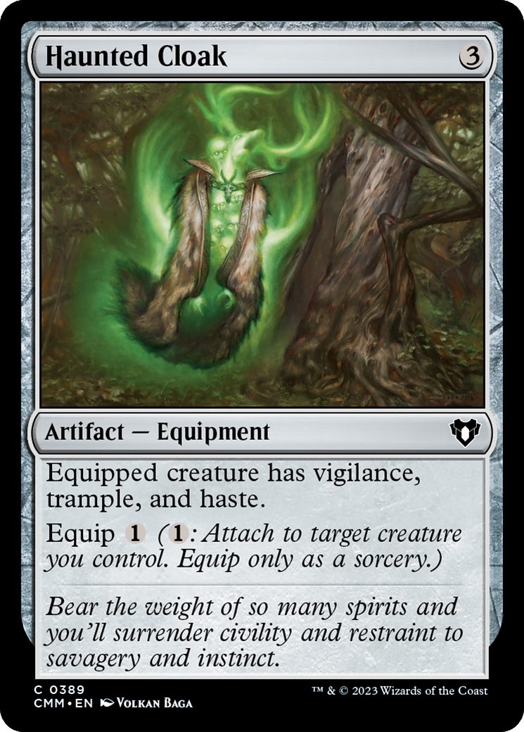 Haunted Cloak (CMM-389) (Foil)