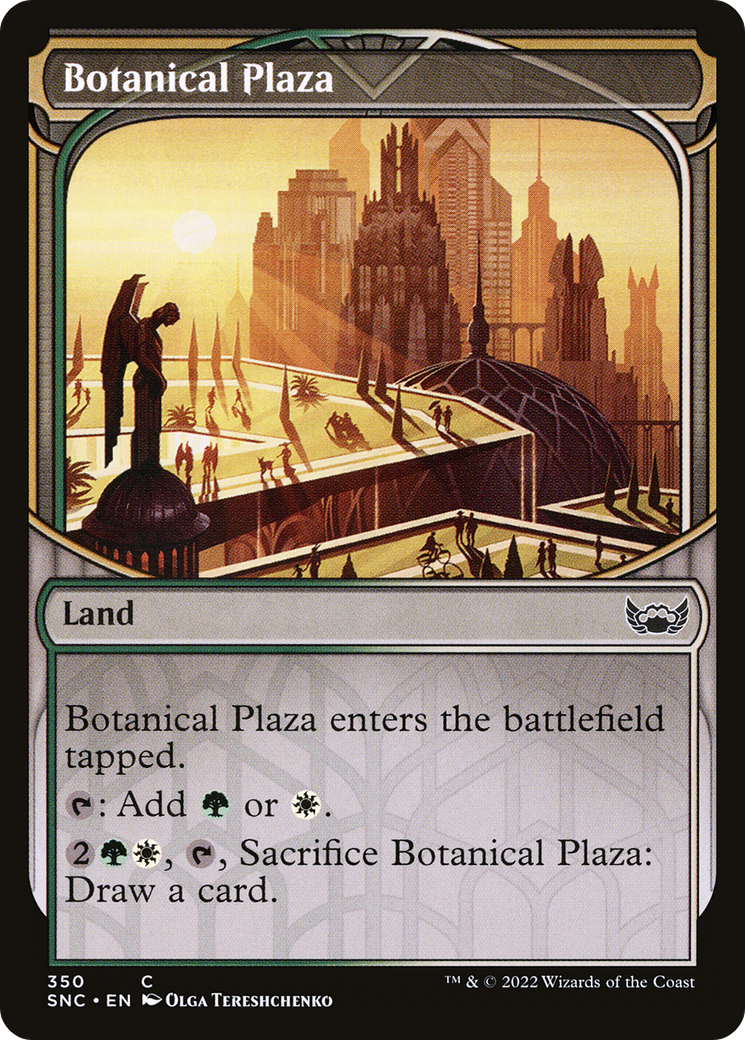 Botanical Plaza (SNC-350) (Showcase) (Foil)