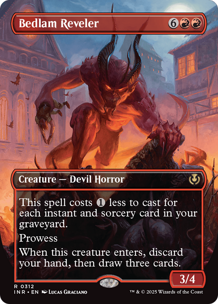 Bedlam Reveler (INR-312) (Borderless) (Foil)