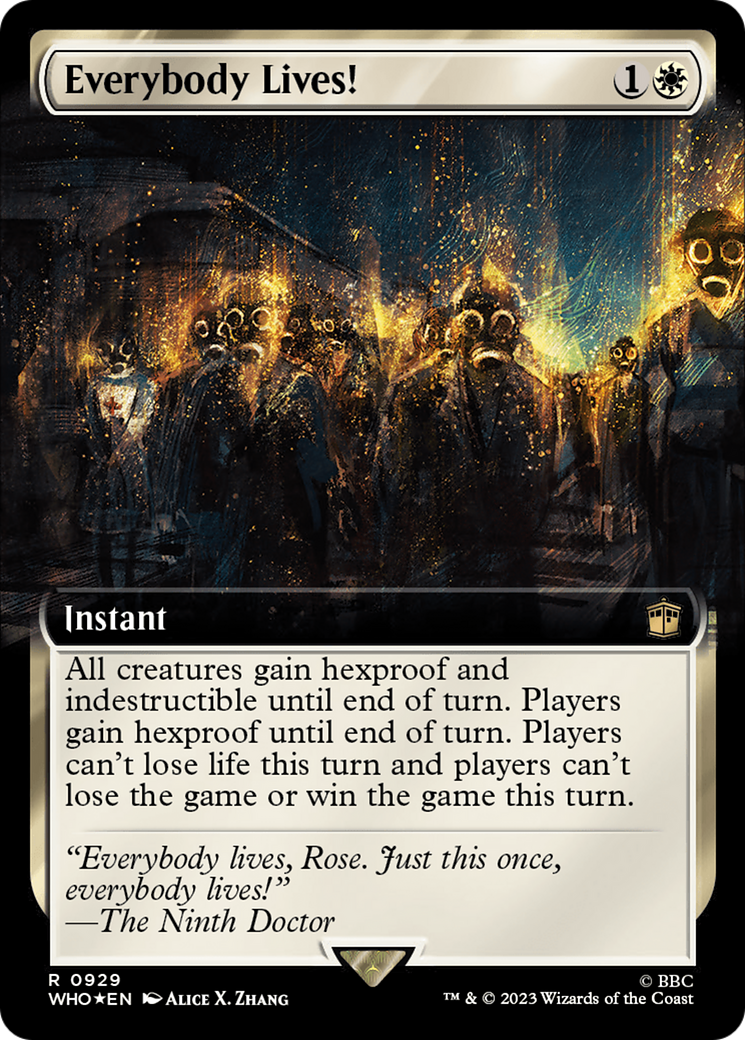 Everybody Lives! (WHO-929) (Extended Art) (Surge Foil)