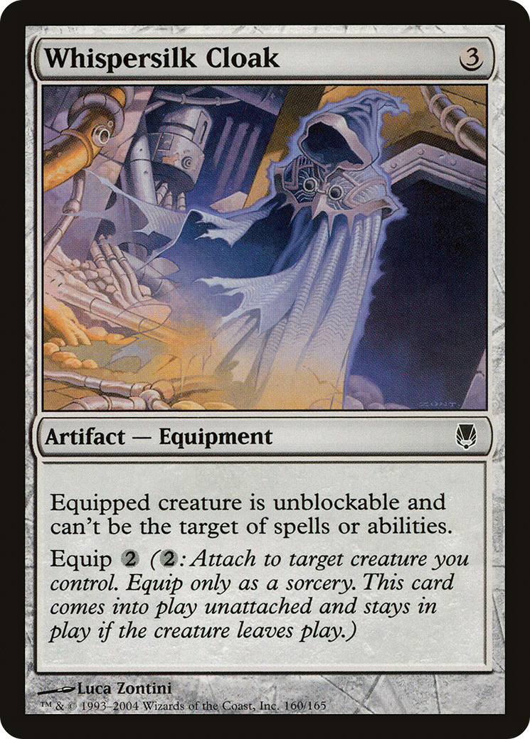 Whispersilk Cloak (DST-160) (Foil)