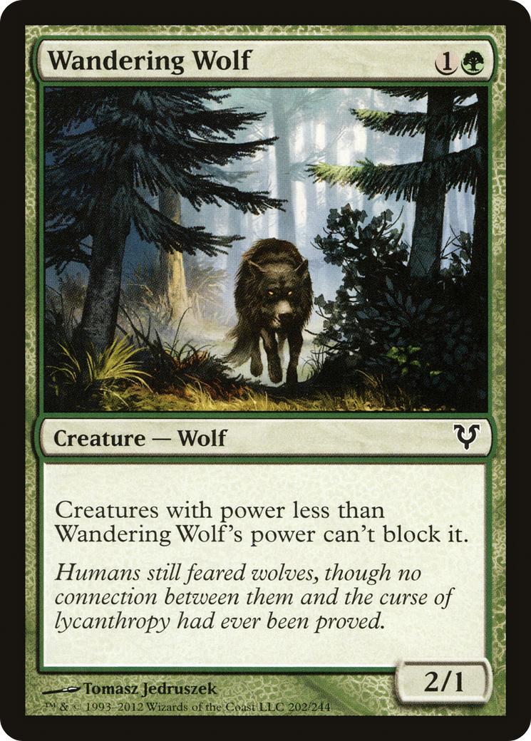 Wandering Wolf (AVR-202) (Foil)