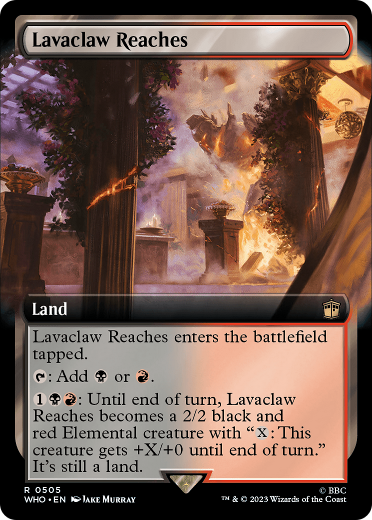 Lavaclaw Reaches (WHO-505) (Extended Art) (Foil)