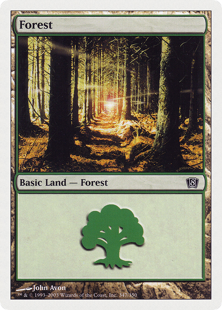 Forest (347) (8ED-347★) (Foil)