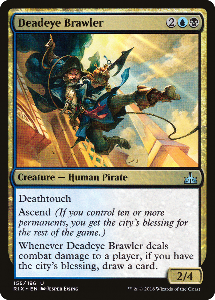 Deadeye Brawler (RIX-155) (Foil)