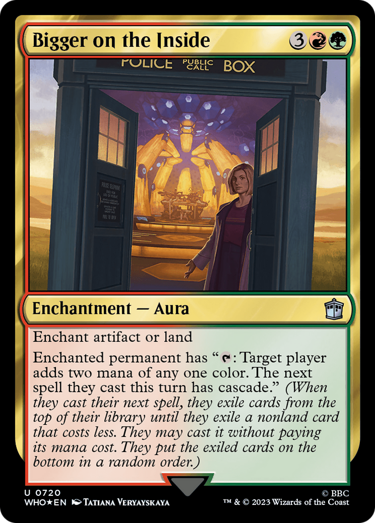 Bigger on the Inside (WHO-720) (Surge Foil)