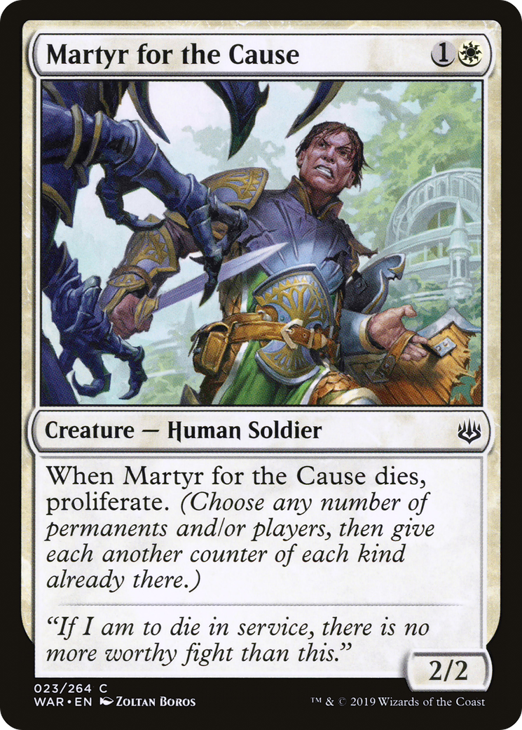 Martyr for the Cause (WAR-023) (Foil)