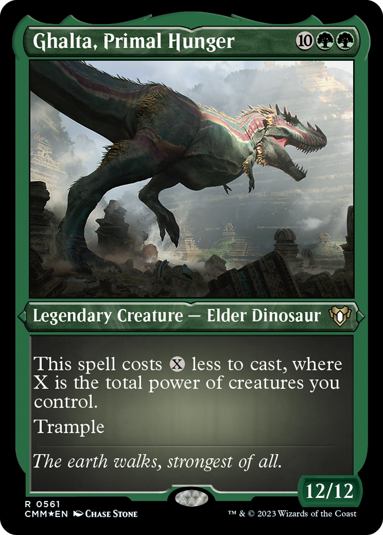 Ghalta, Primal Hunger (CMM-561) (Etched Foil)