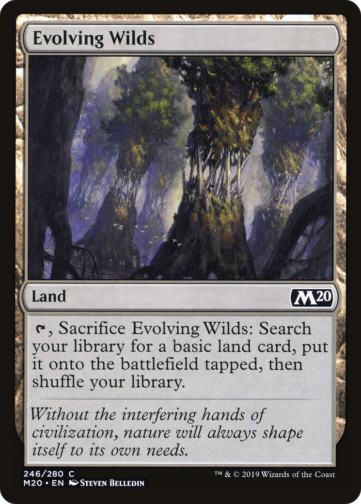 Evolving Wilds (M20-246) (Foil)