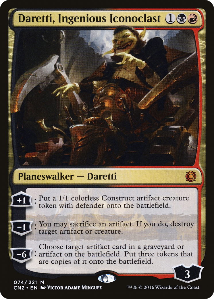 Daretti, Ingenious Iconoclast (CN2-074) (Foil)